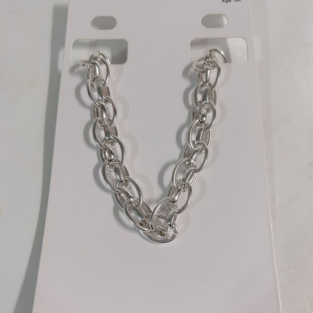 GAP Large link silver chain necklace